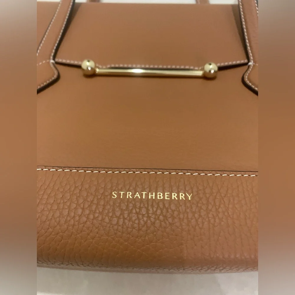 Strathberry Tan Tote Bag - Picture 7 of 17